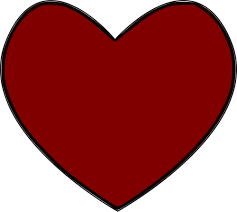 Image of red heart | Public domain vectors